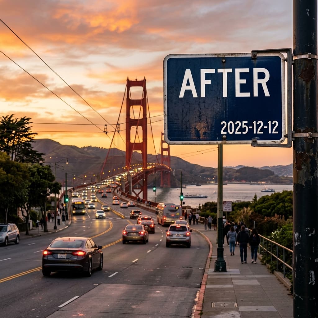 Edit image text result — Golden Gate Bridge photo after editing the text online
